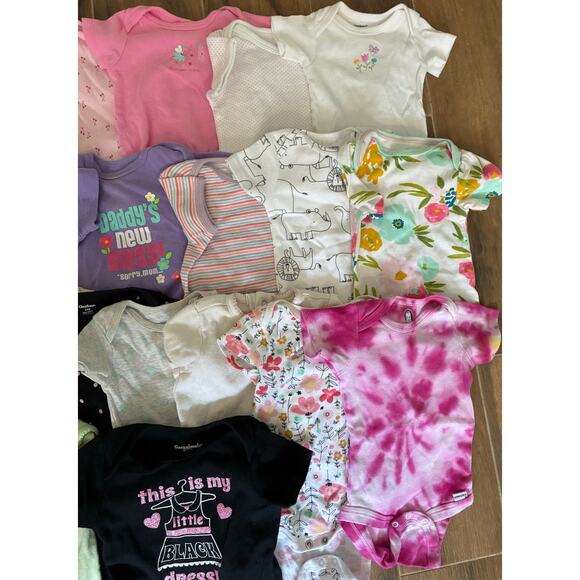 Baby Girl 3-6 Months Onesies 22 Pack - Picture 4 of 9